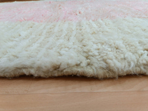 Authentic Handmade Moroccan Berber Beni Ourain Rug